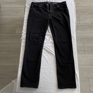7 For All Mankind Standard 36 Waist Black